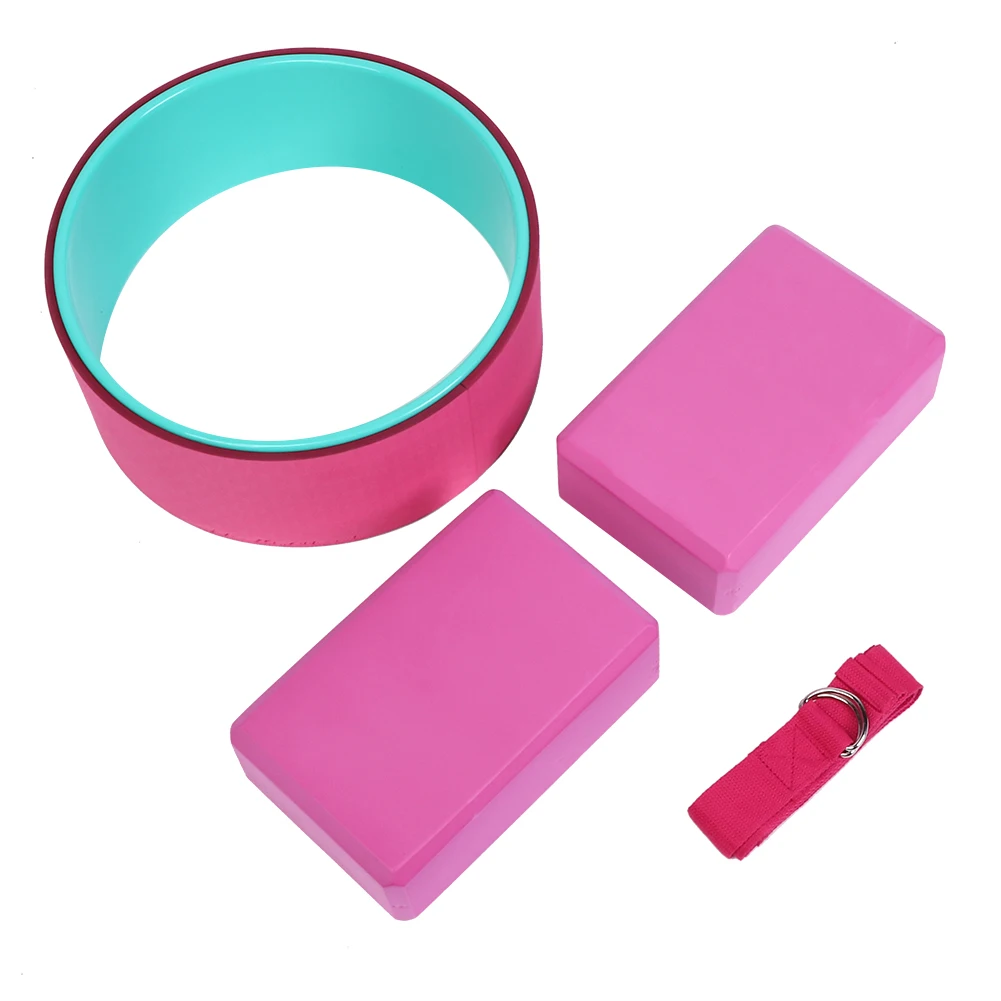 4pcs Yoga Wheel Yoga Block Yoga Stretch Belt Strap Back Pain Stretching Fitness Set
4pcs Yoga Wheel Yoga Block Yoga Stretch Belt Strap Back Pain Stretching Fitness Set