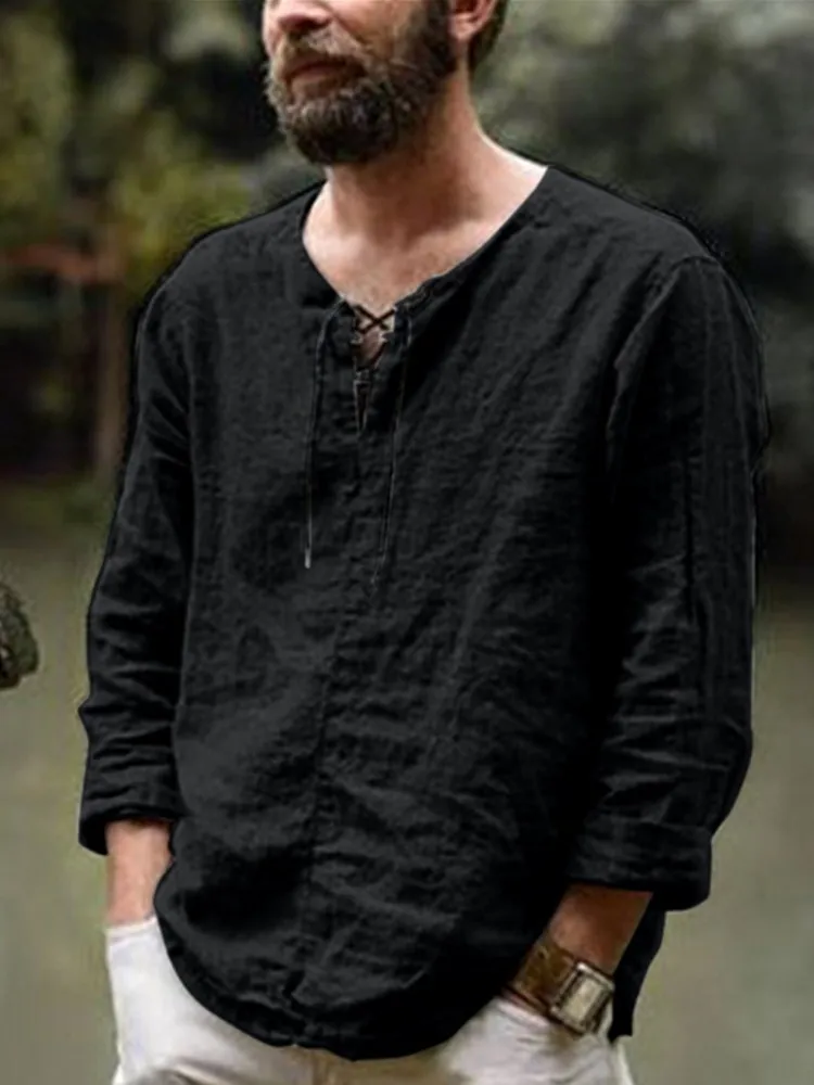 2022 New Men's Cotton Linen T Shirt Men's pure Color Casual breathable long sleeve top S-3XL
2022 New Men's Cotton Linen T Shirt Men's pure Color Casual breathable long sleeve top S-3XL