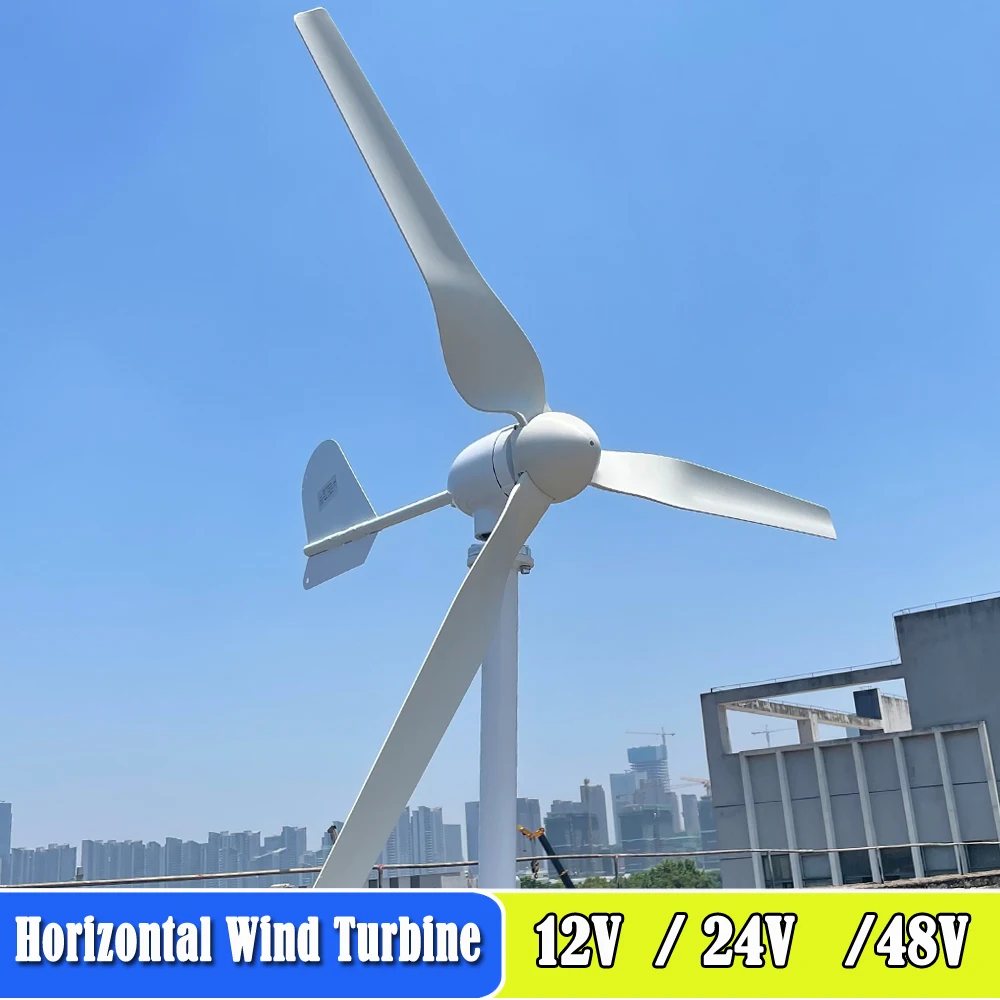 New Energy Horizontal Wind Generator 1500W Turbine MPPT Controller 12v 24V 48V Low Noise Medium Windmill Household Small
New Energy Horizontal Wind Generator 1500W Turbine MPPT Controller 12v 24V 48V Low Noise Medium Windmill Household Small