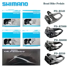 Road Bike Carbon Fiber Pedals 105 Pd R7000/Pd5800 R550/R540/Ultegra R8000 Professional Competition Cycling Pedals Sm-Sh11 Cleat