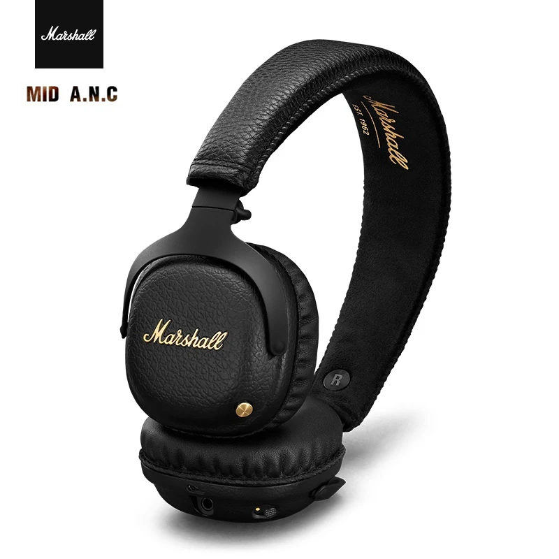 Marshall Mid ANC Active Noise Cancelling On-Ear Wireless Bluetooth Headphone Pop Rock Heavy Deep Bass Sport Foldable Earphones
Marshall Mid ANC Active Noise Cancelling On-Ear Wireless Bluetooth Headphone Pop Rock Heavy Deep Bass Sport Foldable Earphones