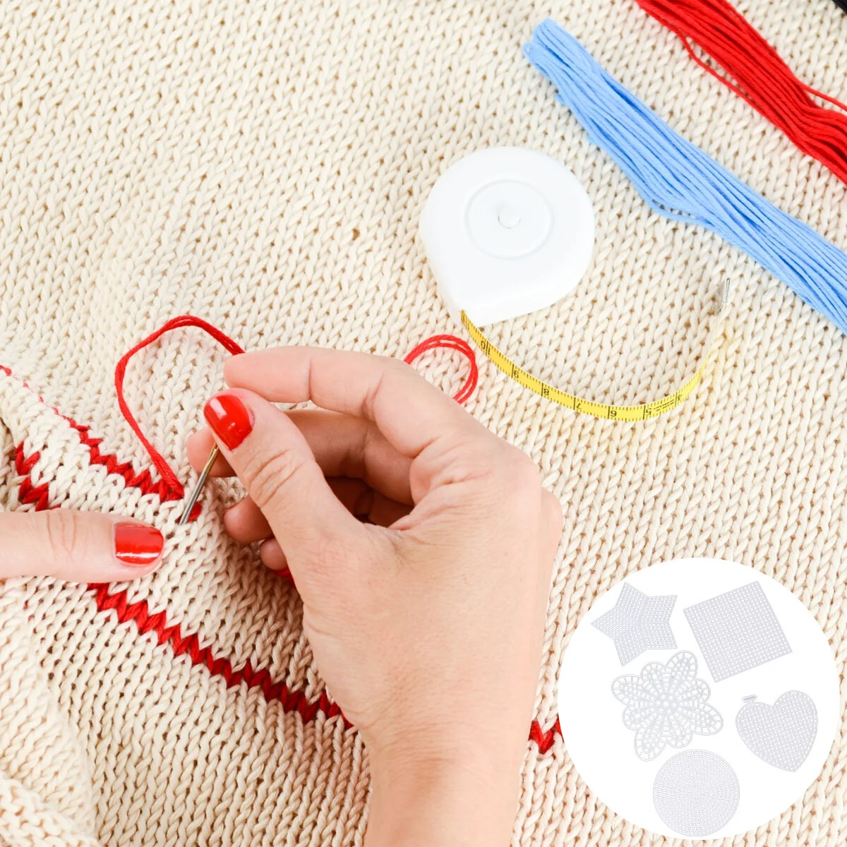 50 Clear Mesh Canvas Stars Squares Hearts Circles Embroidery Yarn Crafting Knitting Crochet Projects Shapes
50 Clear Mesh Canvas Stars Squares Hearts Circles Embroidery Yarn Crafting Knitting Crochet Projects Shapes