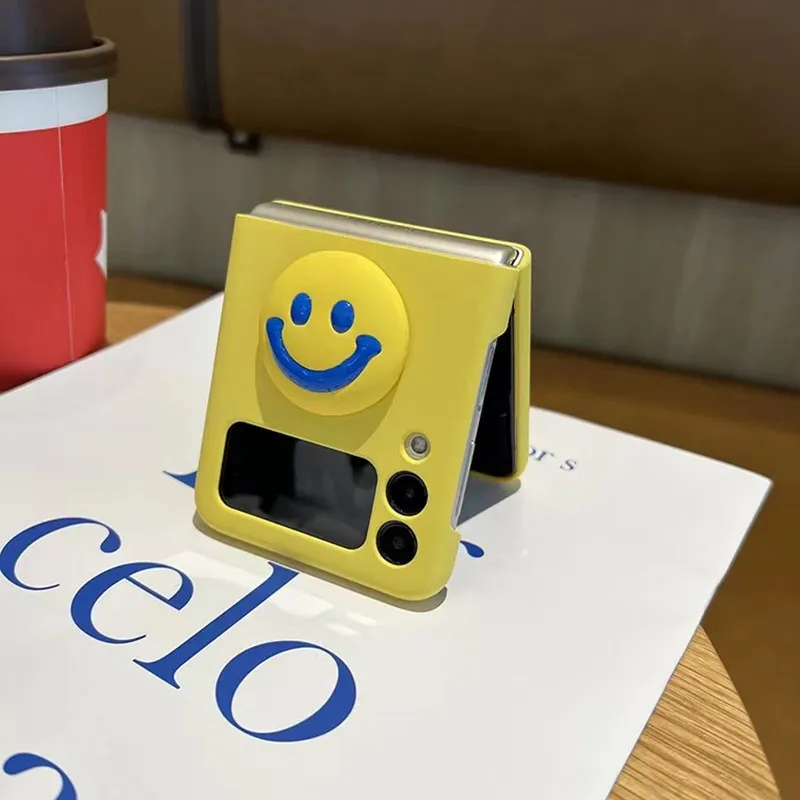 Cute Cartoon Smiley Face Phone Case For Samsung Galaxy Z Flip 4 Flip 4 Zflip3 Z Flip 5G F7110 Hard Back Cover Capa
Cute Cartoon Smiley Face Phone Case For Samsung Galaxy Z Flip 4 Flip 4 Zflip3 Z Flip 5G F7110 Hard Back Cover Capa