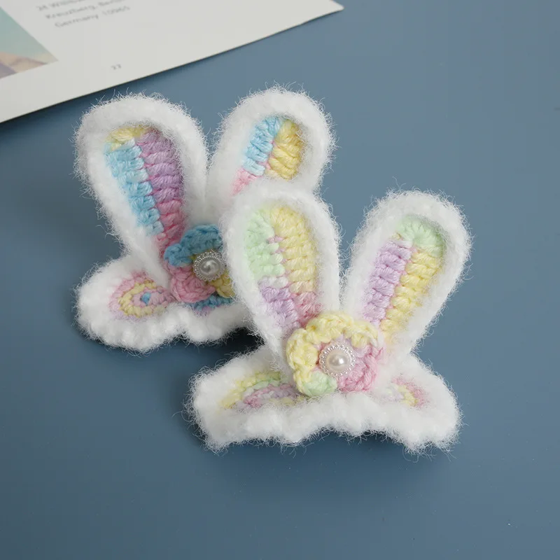 Handmade Colorful Rabbit Ear Hair Clips Gradient Color Cute Rabbit Hairpin Korean Style Cartoon Bunny Hair Ornament Wholesale
Handmade Colorful Rabbit Ear Hair Clips Gradient Color Cute Rabbit Hairpin Korean Style Cartoon Bunny Hair Ornament Wholesale