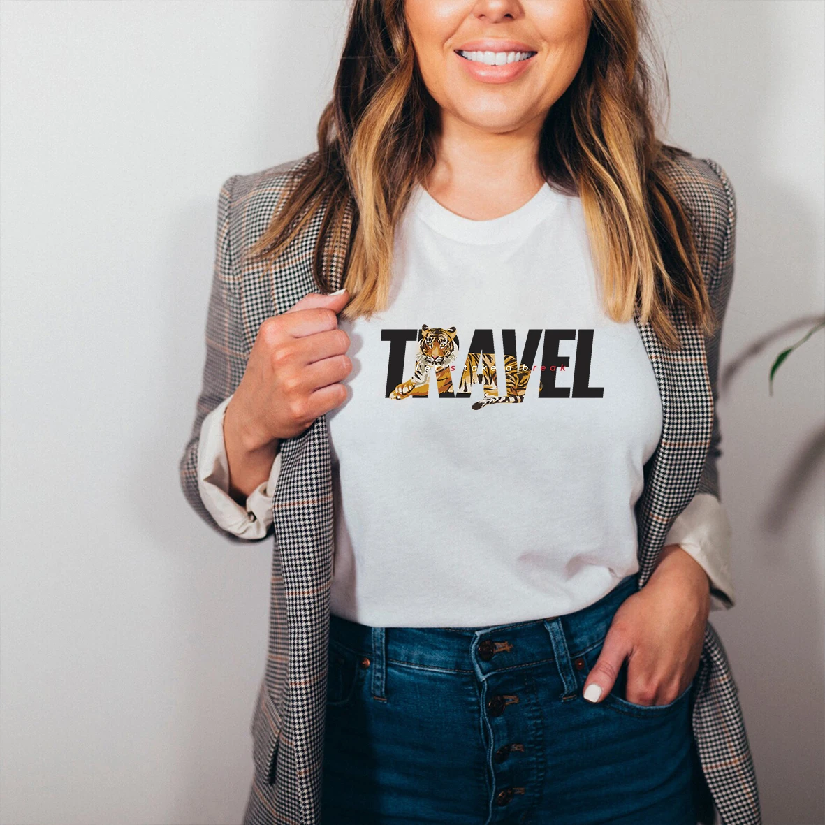 Футболка BLINGPAW с графическим рисунком, футболка для путешествий с изображением креативного тигра, белая хлопковая футболка унисекс, летние ...
Футболка BLINGPAW с графическим рисунком, футболка для путешествий с изображением креативного тигра, белая хлопковая футболка унисекс, летние ...