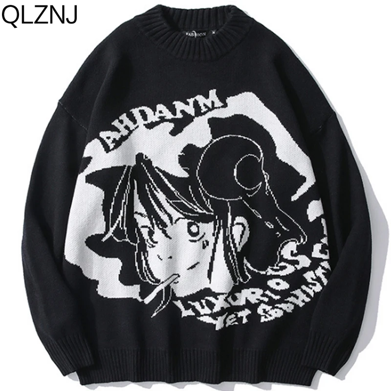 Women Vintage Sweater Y2K Streetwear Japanese Anime Girl Knitted Pullovers Sweaters Autumn Harajuku Fashion Retro Casual Sweater 
Women Vintage Sweater Y2K Streetwear Japanese Anime Girl Knitted Pullovers Sweaters Autumn Harajuku Fashion Retro Casual Sweater