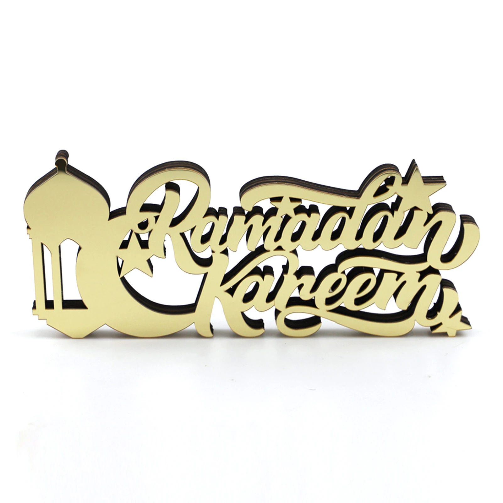 Wooden Ornament Spray-painted Cover Ramadan Mubarak Eid Decorative Desktop Durable Wood Pendant Bedroom Party Decoration
Wooden Ornament Spray-painted Cover Ramadan Mubarak Eid Decorative Desktop Durable Wood Pendant Bedroom Party Decoration