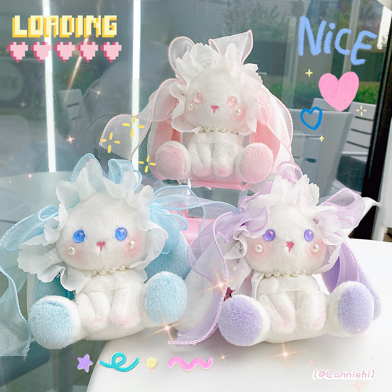 New Hot Sale Net Red Lolita Flower Fairy Rabbit Plush Doll Keychain Cute Backpack Pendant Soft Doll Girl Gift Kawaii Plush
New Hot Sale Net Red Lolita Flower Fairy Rabbit Plush Doll Keychain Cute Backpack Pendant Soft Doll Girl Gift Kawaii Plush