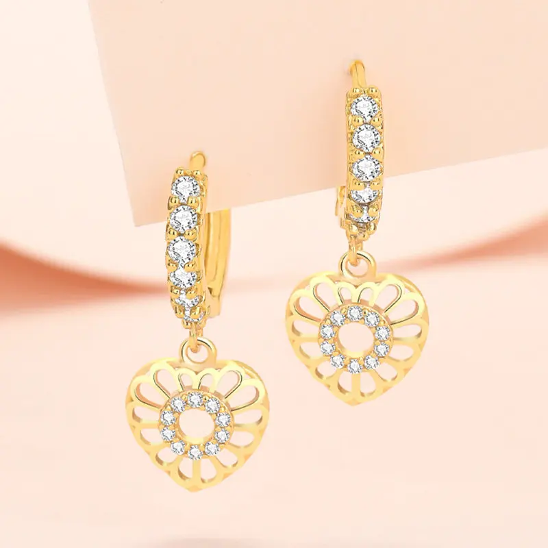 2023 New S925 Sterling Silver Charm Hollow Heart Zircon Earrings For Women Fashion Wedding Party Gift Jewelry
2023 New S925 Sterling Silver Charm Hollow Heart Zircon Earrings For Women Fashion Wedding Party Gift Jewelry