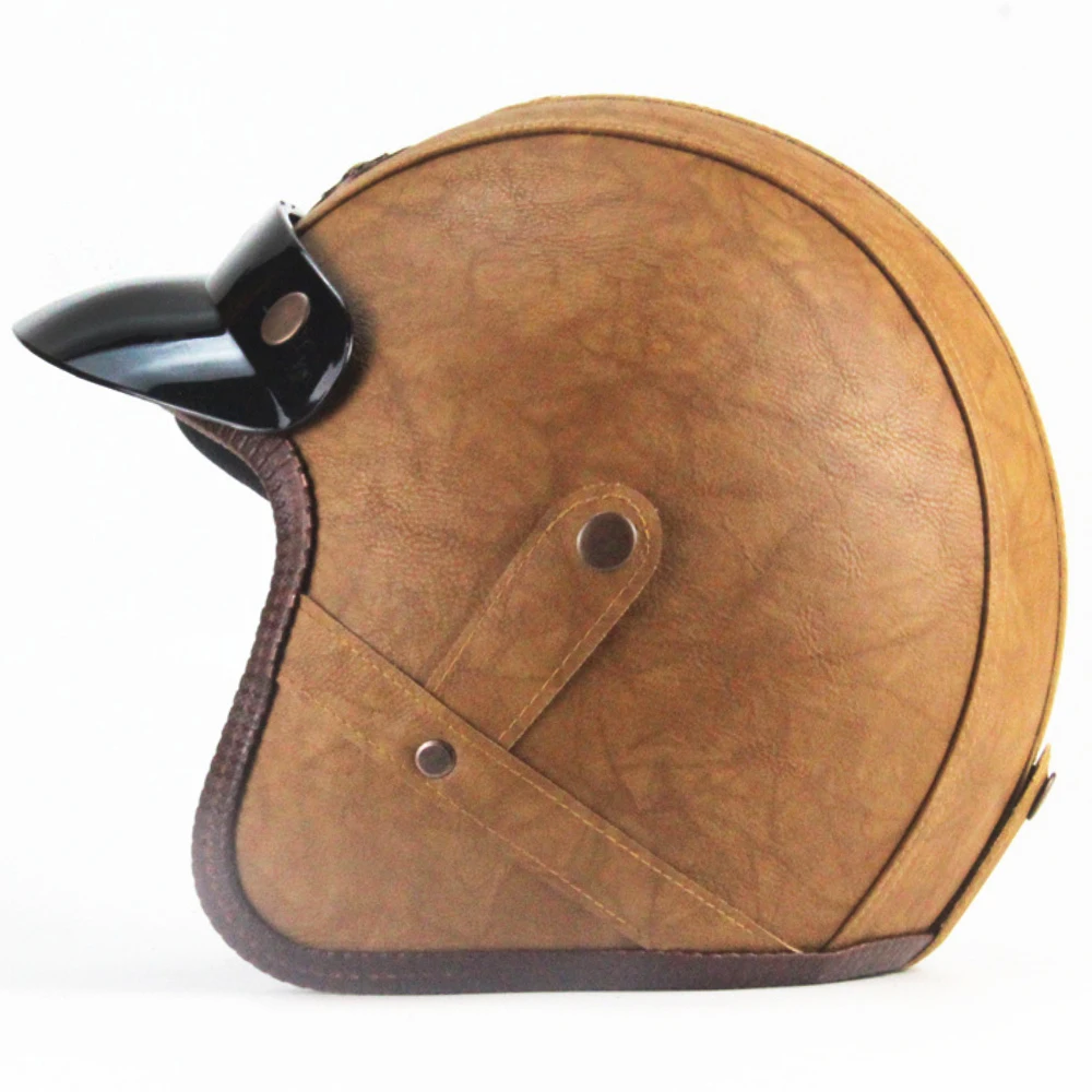 New Classic Universal Motorcycle Helmet Retro Open Face Cold Protection Riding Scooter Headpiece With Men's Motorcycle Helmet
New Classic Universal Motorcycle Helmet Retro Open Face Cold Protection Riding Scooter Headpiece With Men's Motorcycle Helmet