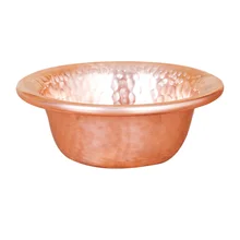 Holy Water Cup Worship Bowl Smooth Temple Vintage Tray Home Decor Retro God Sacrificial Supplies Copper Rice Brass