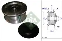 Для генератора переменного тока RUL I RAM 2500