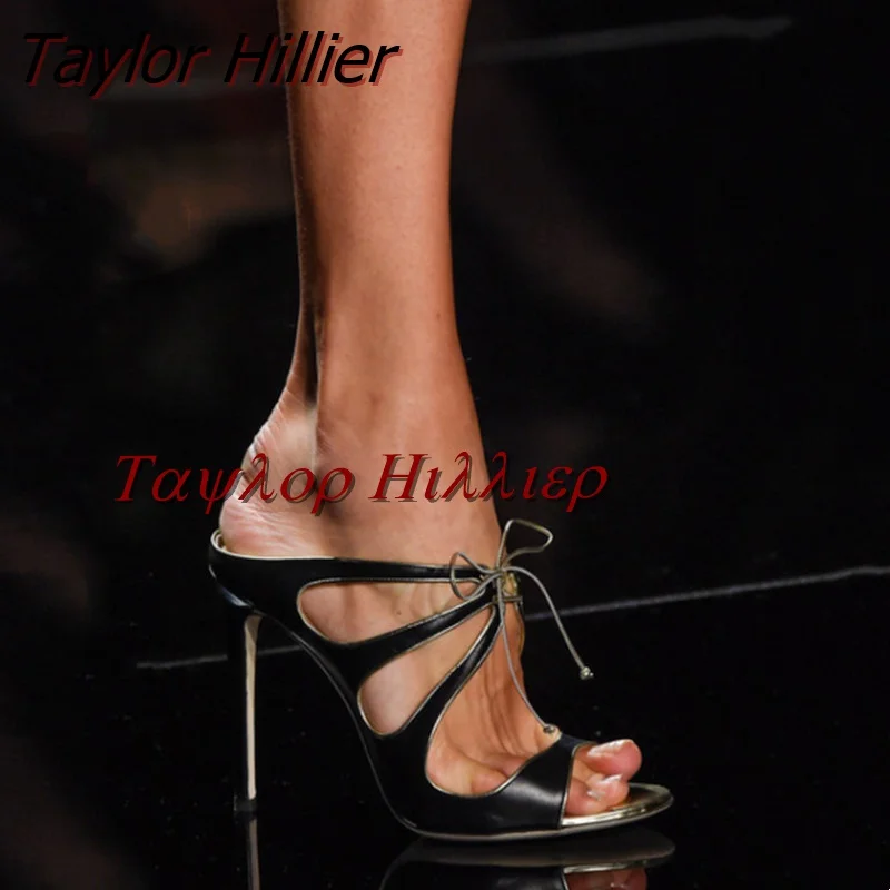 Summer New Black Hollow Slippers Sexy Round Toe Stiletto Instep Strap Sandals Casual Fashion Catwalk Plus Size Women'S Shoes
Summer New Black Hollow Slippers Sexy Round Toe Stiletto Instep Strap Sandals Casual Fashion Catwalk Plus Size Women'S Shoes