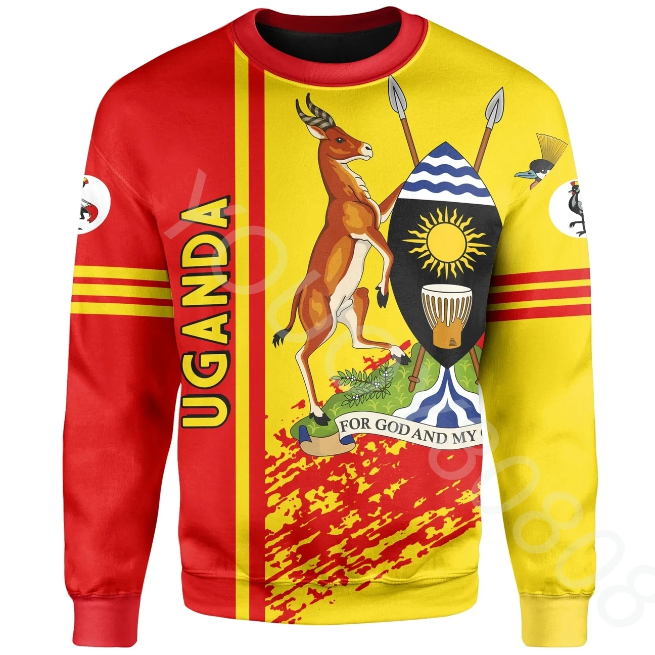 African Region Uganda Sweatshirt Style Clothing Men Women Casual Street Sweatshirts Crew Neck New Sweatshirts
African Region Uganda Sweatshirt Style Clothing Men Women Casual Street Sweatshirts Crew Neck New Sweatshirts
