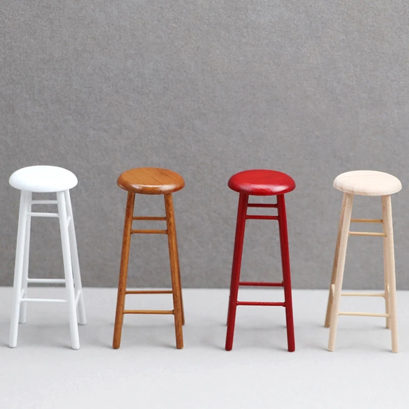 1/12 Dollhouse Miniature Wood High Stool Bar Stool Small Round Stool Pocket Stool Model Furniture Decor Doll House Accessories
1/12 Dollhouse Miniature Wood High Stool Bar Stool Small Round Stool Pocket Stool Model Furniture Decor Doll House Accessories