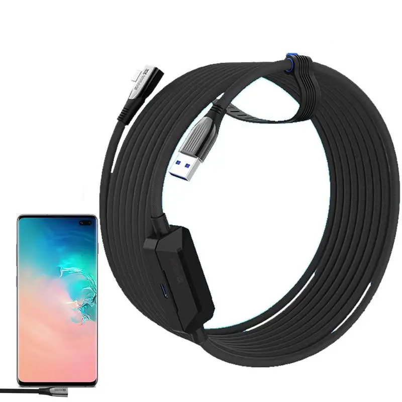 Кабель 5 м для OculusQuest 2 звена, VR USB 3,0, совместимый с прямым углом, быстрая зарядка 5 Гбит/с, скорость передачи данных
Кабель 5 м для OculusQuest 2 звена, VR USB 3,0, совместимый с прямым углом, быстрая зарядка 5 Гбит/с, скорость передачи данных