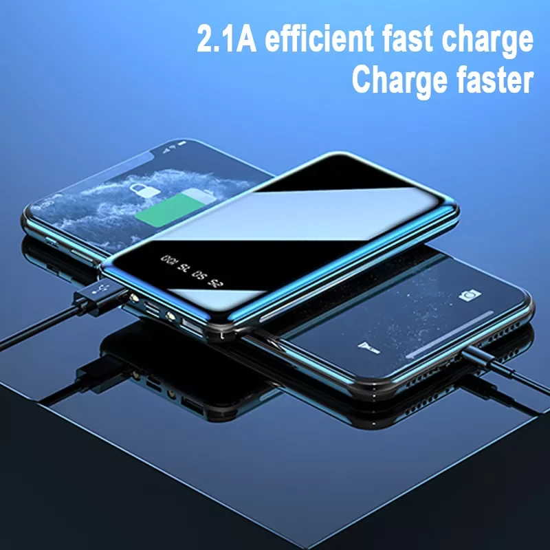 30000mAh Two-way Fast Charging Power Bank Flashlight Mobile Phone Charger Digital Display External Battery for Xiaomi
30000mAh Two-way Fast Charging Power Bank Flashlight Mobile Phone Charger Digital Display External Battery for Xiaomi