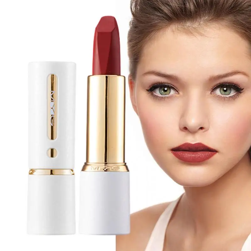 Long Lasting Matte Nude Smudgeproof Lipstick Waterproof Non-stick Cup Sexy Nude Red Lip Gloss Lips Makeup Cosmetics Lip Care
Long Lasting Matte Nude Smudgeproof Lipstick Waterproof Non-stick Cup Sexy Nude Red Lip Gloss Lips Makeup Cosmetics Lip Care