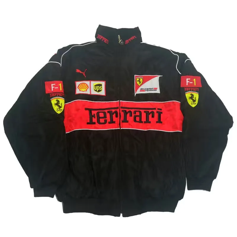2023 New all-match F1 racing suit Ferraris team riding suit loose casual motorcycle suit men's motorcycle winter cotton suit
2023 New all-match F1 racing suit Ferraris team riding suit loose casual motorcycle suit men's motorcycle winter cotton suit