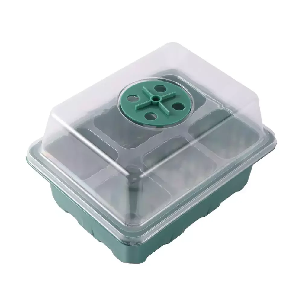 6 Cells Breathable Germination Box Garden Mini Greenhouse Nursery Planter Vegetables Flower Succulents Growing Cultivation Pot
6 Cells Breathable Germination Box Garden Mini Greenhouse Nursery Planter Vegetables Flower Succulents Growing Cultivation Pot