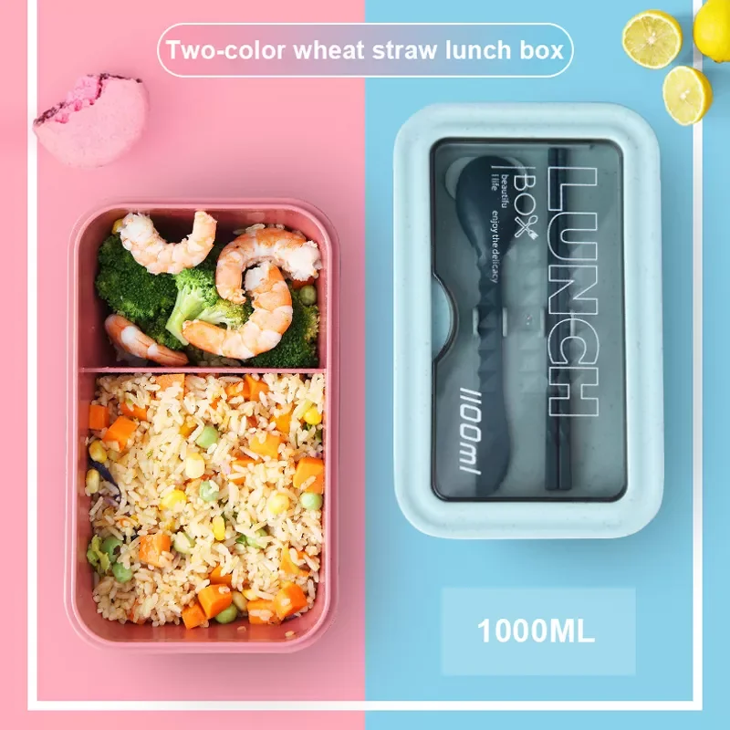 NEW IN lunch box for kids Wheat Straw Material food container storage Portable japanese style cute bento box with Tableware
NEW IN lunch box for kids Wheat Straw Material food container storage Portable japanese style cute bento box with Tableware