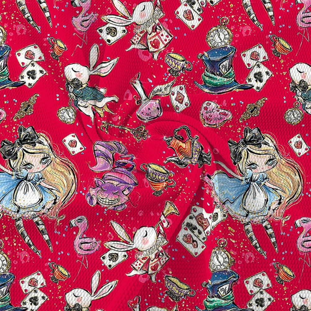 50*145 Disney Alice In Wonderland Bubble Cotton Fabric For Sewing Kids Clothes Quilting DIY Needlework Material
50*145 Disney Alice In Wonderland Bubble Cotton Fabric For Sewing Kids Clothes Quilting DIY Needlework Material