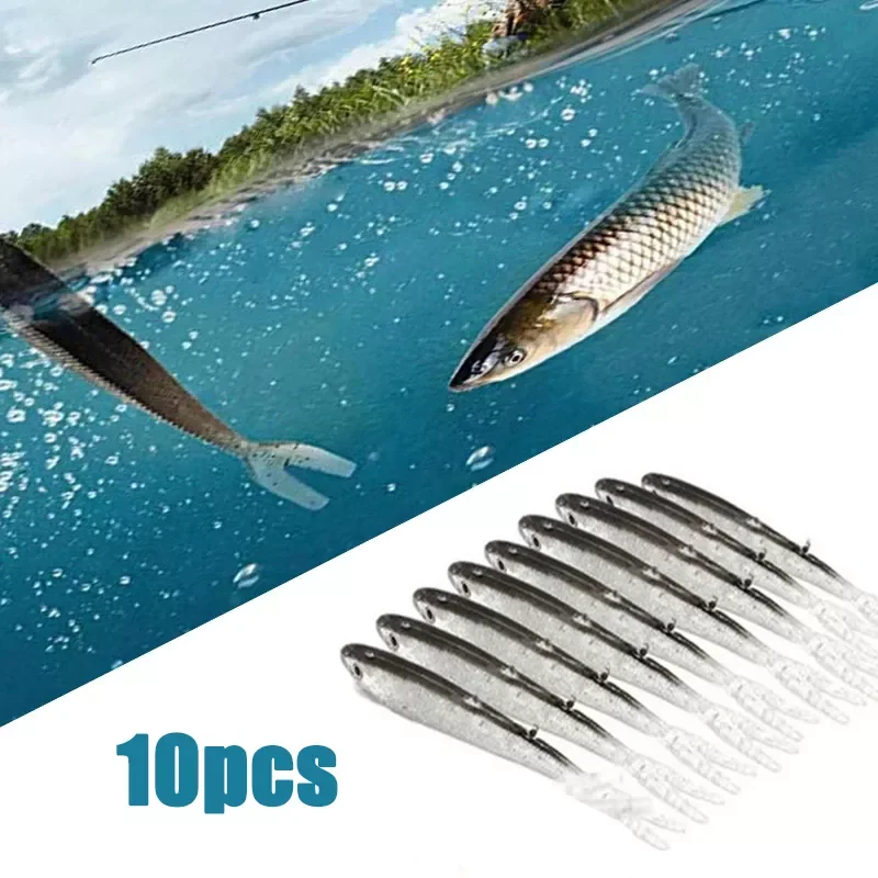 10pcs/Lot Soft Lures Silicone Bait 7.5cm Goods for Fishing Sea Fishing Pva Swimbait Wobblers Artificial Fishing Tackle
10pcs/Lot Soft Lures Silicone Bait 7.5cm Goods for Fishing Sea Fishing Pva Swimbait Wobblers Artificial Fishing Tackle