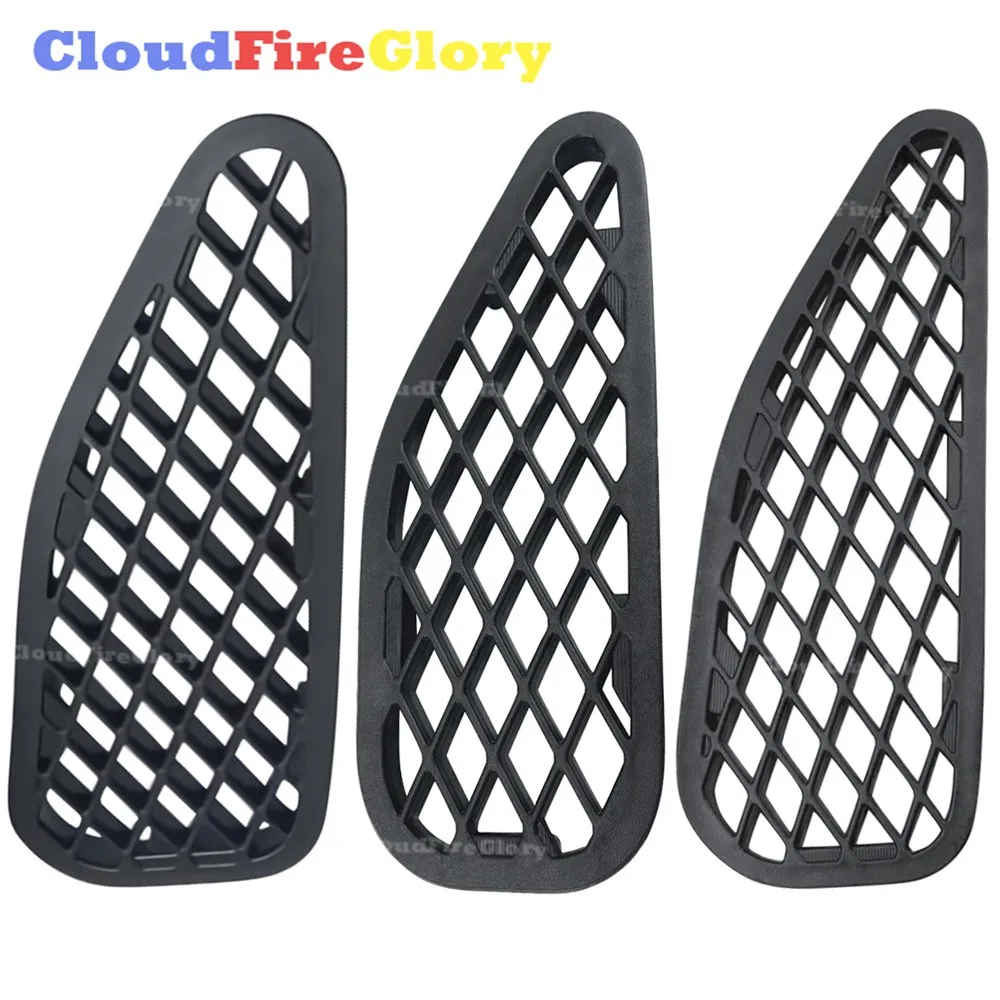 

For Toyota FJ Cruiser 1 Set Left Right MIddle Heater Duct Hole Cover Air Cowl Grille Black 55791-35010 55792-35010 55793-35010
