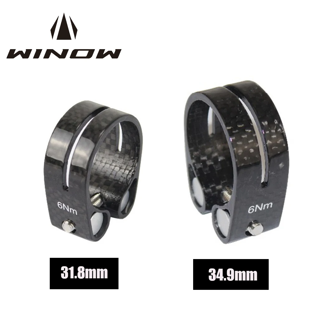 Winowsports Road Bike 3k Full Carbon Fibre Bicycle 31.8mm 34.9mm Seatpost Clamp MTB Mountain Bike Carbon Seat Clamp Bike Parts
Winowsports Road Bike 3k Full Carbon Fibre Bicycle 31.8mm 34.9mm Seatpost Clamp MTB Mountain Bike Carbon Seat Clamp Bike Parts