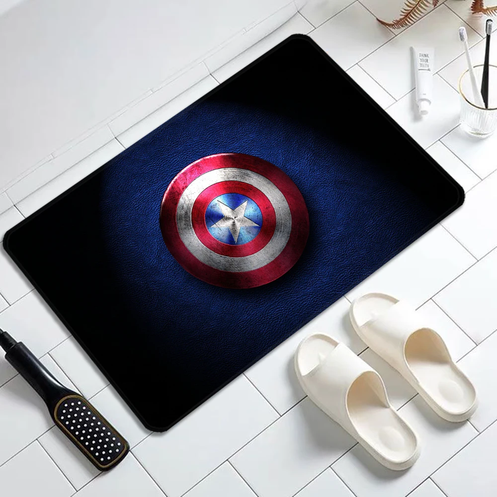 Marvel Avengers Captain America Floor Carpet for Bathroom Living Room Front Door Mats Flannel Kitchen Rugs Hallway Entrance Mat
Marvel Avengers Captain America Floor Carpet for Bathroom Living Room Front Door Mats Flannel Kitchen Rugs Hallway Entrance Mat