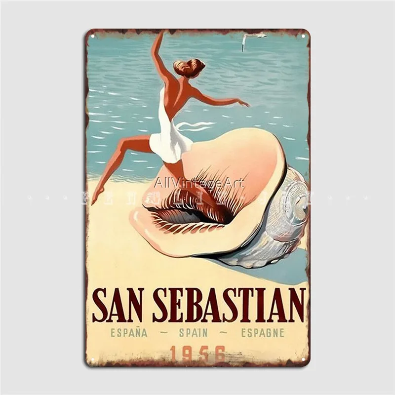 Винтажный дорожный постер Сан-Себастьяны в Испании, металлический постер для клуба, домашней пещеры, паба, персонализированный настенный ф... 
Винтажный дорожный постер Сан-Себастьяны в Испании, металлический постер для клуба, домашней пещеры, паба, персонализированный настенный ф...