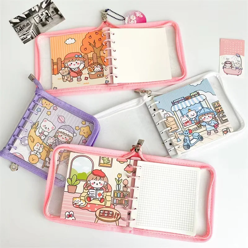 Kawaii square zipper binder Notebook Collect Book 6 Rings loose leaf Cards Postcard Organizer Diary girl heart School Stationery
Kawaii square zipper binder Notebook Collect Book 6 Rings loose leaf Cards Postcard Organizer Diary girl heart School Stationery