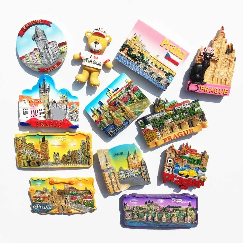 Fridge Magnets Czech Prague Cultural Landscape 3D Resin Painting Fridge Magnet Sticker World Travel Souvenir Handicraft Magnetic
Fridge Magnets Czech Prague Cultural Landscape 3D Resin Painting Fridge Magnet Sticker World Travel Souvenir Handicraft Magnetic