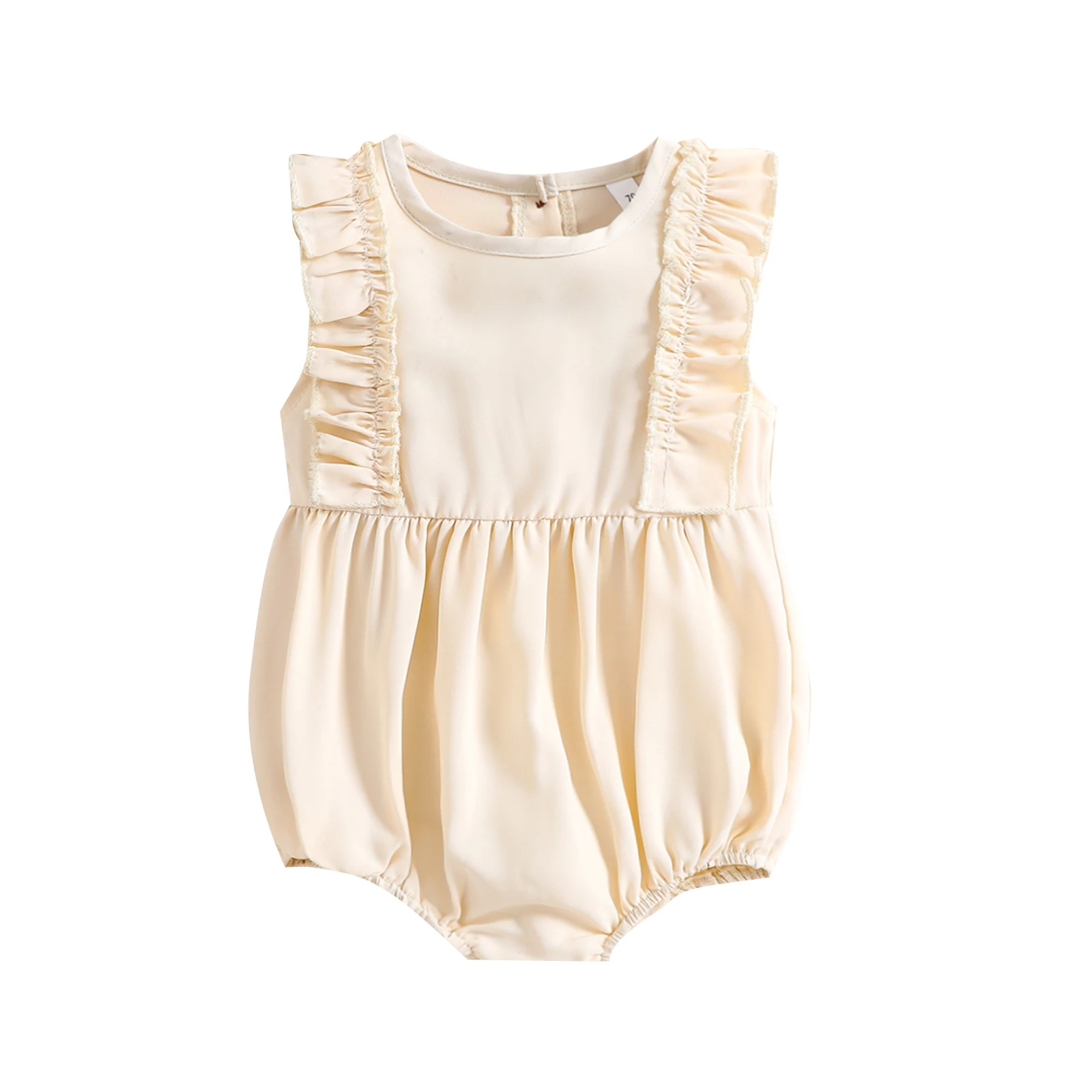 3 Color Newborn Baby Girls Outfit Clothes Solid Ruffle Sleeveless Romper Jumpsuit Infant One-piece Bodysuit Baby Summer Clothing
3 Color Newborn Baby Girls Outfit Clothes Solid Ruffle Sleeveless Romper Jumpsuit Infant One-piece Bodysuit Baby Summer Clothing