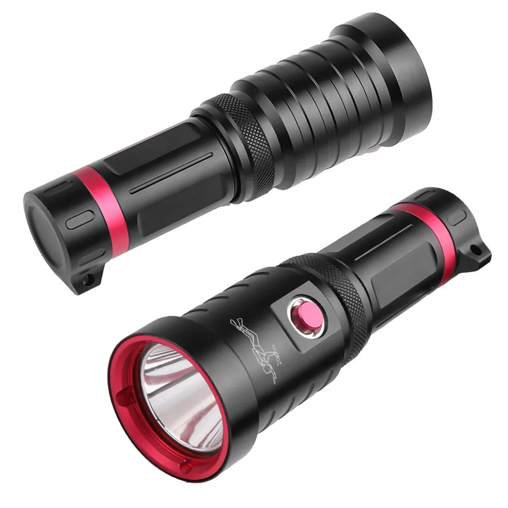 Diving Light LED Flashlight For Diving Outdoor Night Hunting Black Come With Tail Rope Waterproof White 10000LM
Diving Light LED Flashlight For Diving Outdoor Night Hunting Black Come With Tail Rope Waterproof White 10000LM