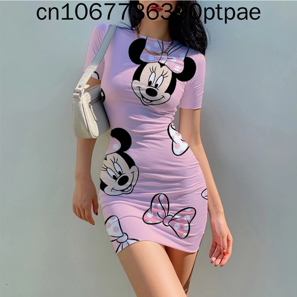 Disney Minnie Mickey Mouse Short Sleeve Slim Package Hips Mini Short Dress 2022 Summer Women Sexy Bodycon Party Dress Vestidos
Disney Minnie Mickey Mouse Short Sleeve Slim Package Hips Mini Short Dress 2022 Summer Women Sexy Bodycon Party Dress Vestidos