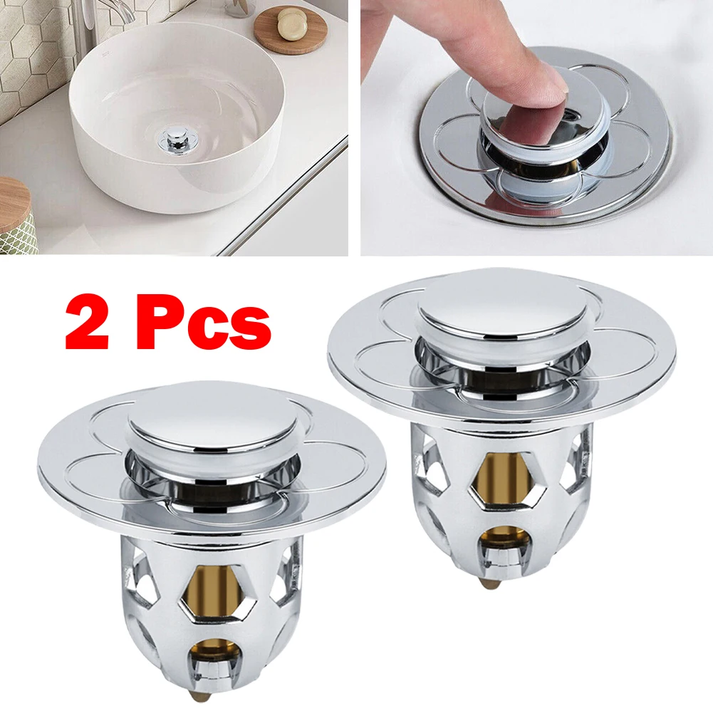 2pcs Waterproof Bathroom Sink Plug Stopper Wash Basin Core Bounce Drain Filter Hair Catcher Shower Sink Strainer Bathroom Tool
2pcs Waterproof Bathroom Sink Plug Stopper Wash Basin Core Bounce Drain Filter Hair Catcher Shower Sink Strainer Bathroom Tool