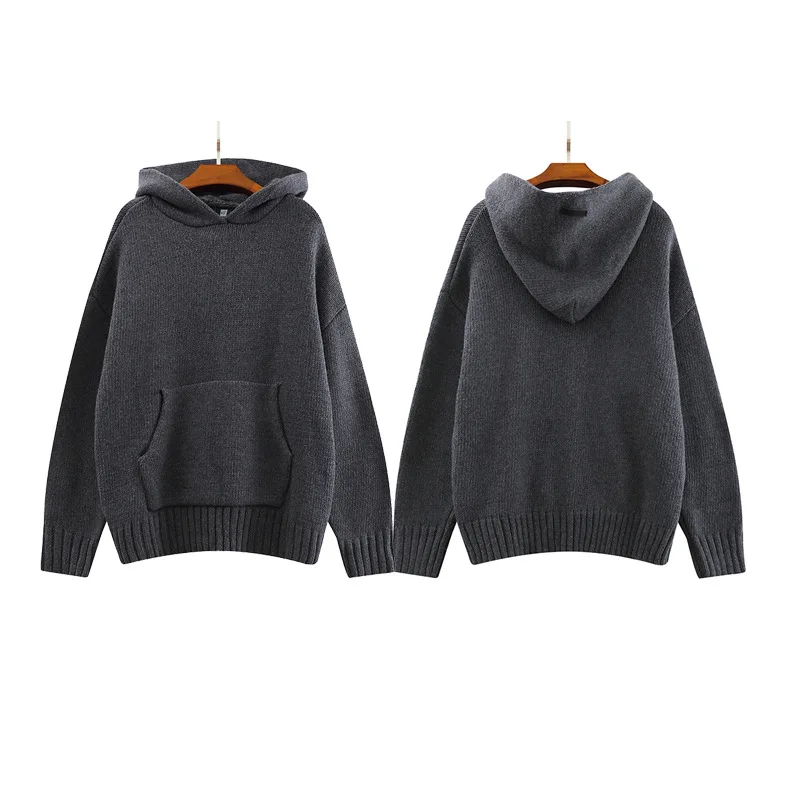 Mens Hooded Knitting Sweaters High Street Hip Hop Loose Knit Hooded Sweater Hoodie
Mens Hooded Knitting Sweaters High Street Hip Hop Loose Knit Hooded Sweater Hoodie