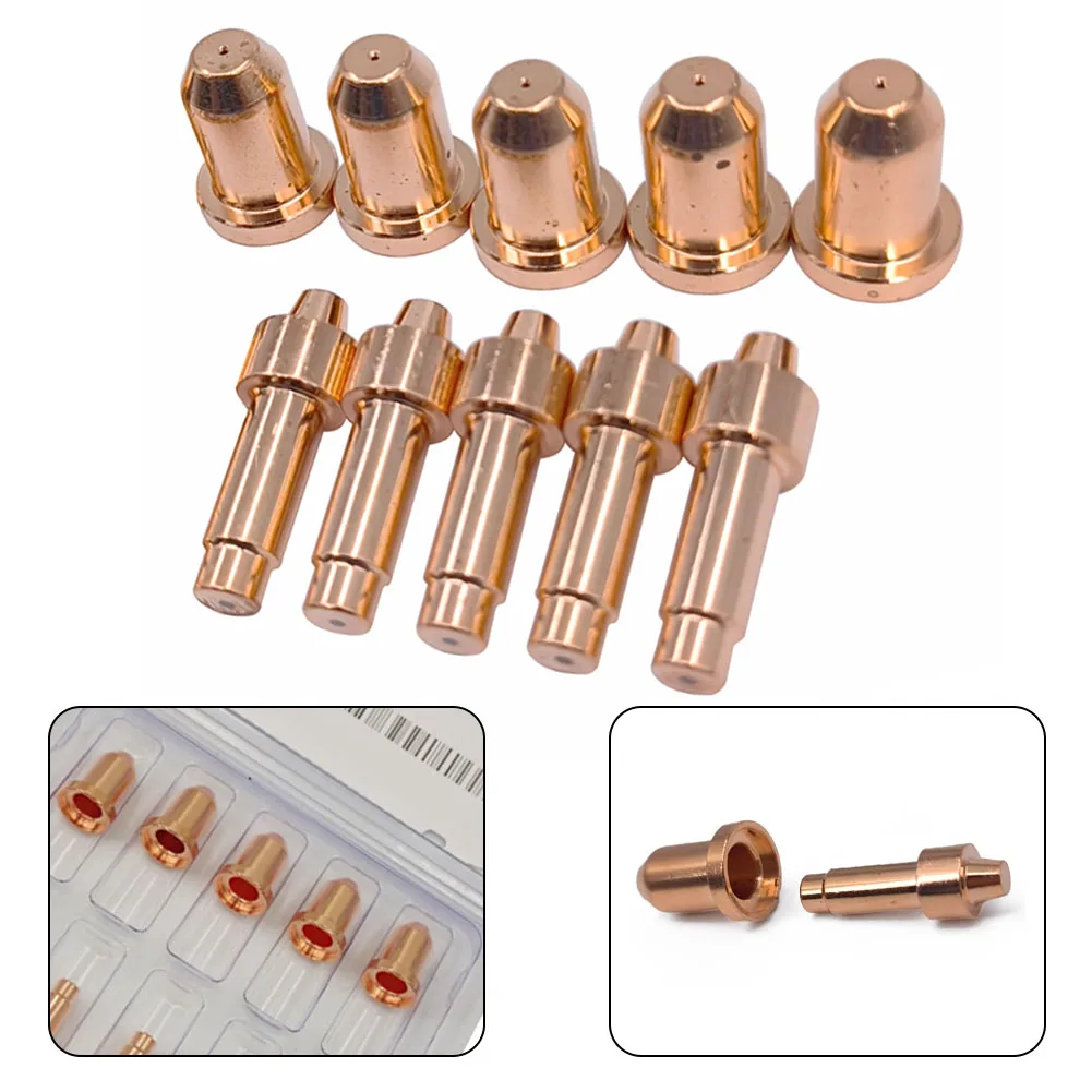 10pcs 770791 Plasma Cutting Electrode With 0.6/0.8/0.9mm Nozzle Tip For Hobart Airforce 12ci Torch Welding Tools Accessories
10pcs 770791 Plasma Cutting Electrode With 0.6/0.8/0.9mm Nozzle Tip For Hobart Airforce 12ci Torch Welding Tools Accessories