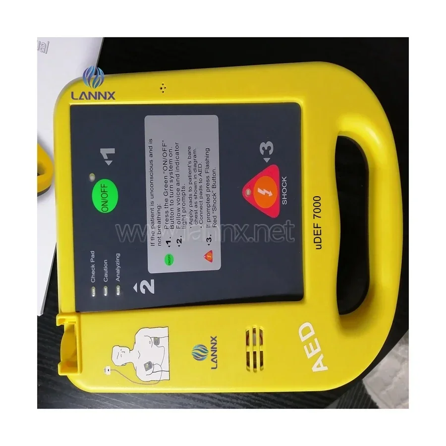 LANNX uDEF 7000 Best Price Portable Aed Trainer Mini Hospita Automated External Automatic Monitor Defibrillator Training Machine 
LANNX uDEF 7000 Best Price Portable Aed Trainer Mini Hospita Automated External Automatic Monitor Defibrillator Training Machine