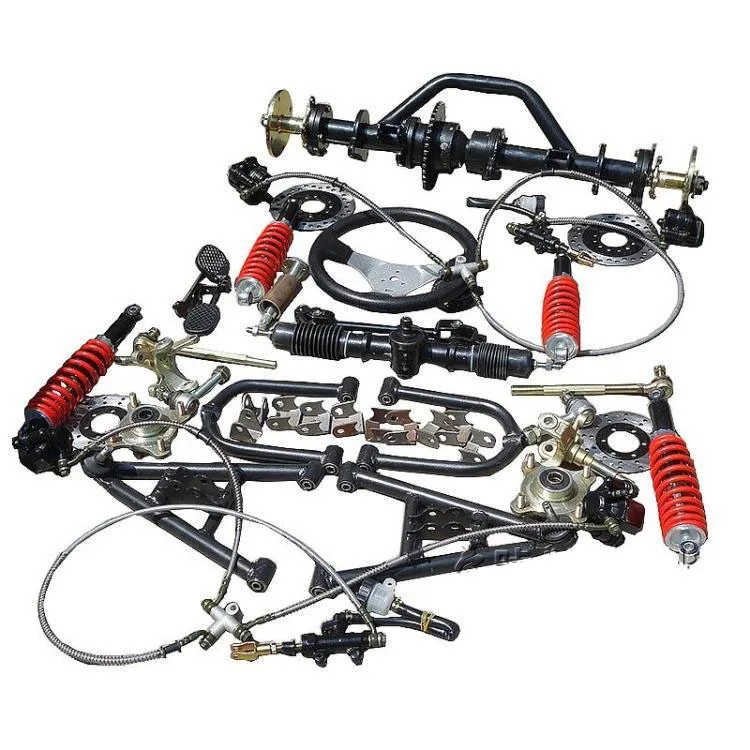 Go Kart Karting ATV Steering Wheel Knuckles Disc Brake Flange Front Shock Absorbers Swingarms With Differential 81CM Rear Axle
Go Kart Karting ATV Steering Wheel Knuckles Disc Brake Flange Front Shock Absorbers Swingarms With Differential 81CM Rear Axle