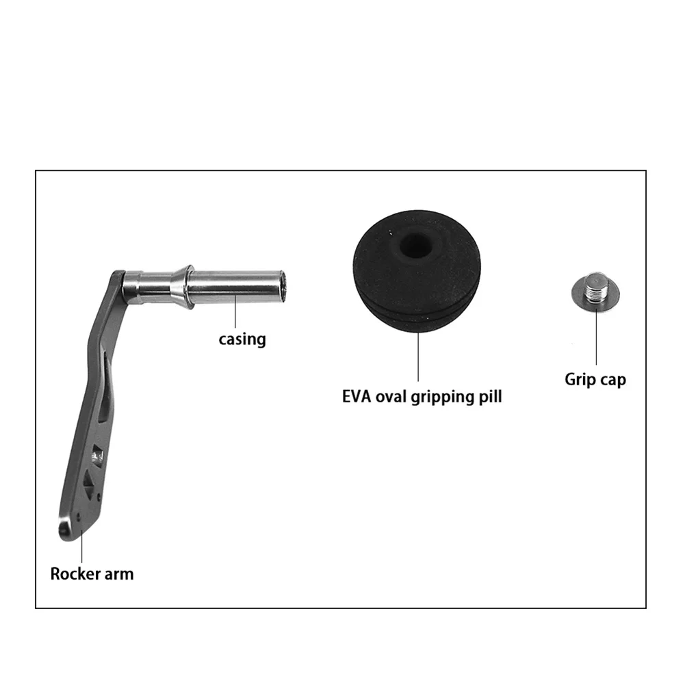 Durable Practical Reel Handle Repair Tool Replacement Saltwater Sliver/Black Power 103.3mm Corrosion Resistance
Durable Practical Reel Handle Repair Tool Replacement Saltwater Sliver/Black Power 103.3mm Corrosion Resistance
