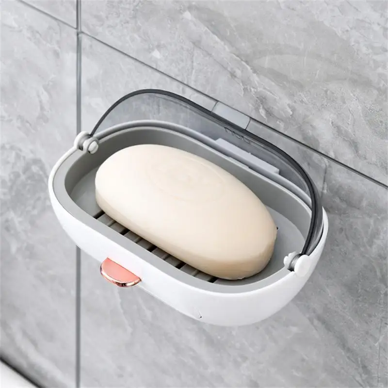Bathroom Supplies Flip Soap Boxes Perforated Large Capacity Storage Box Household Portable Flip Soap Box Household Accessories
Bathroom Supplies Flip Soap Boxes Perforated Large Capacity Storage Box Household Portable Flip Soap Box Household Accessories