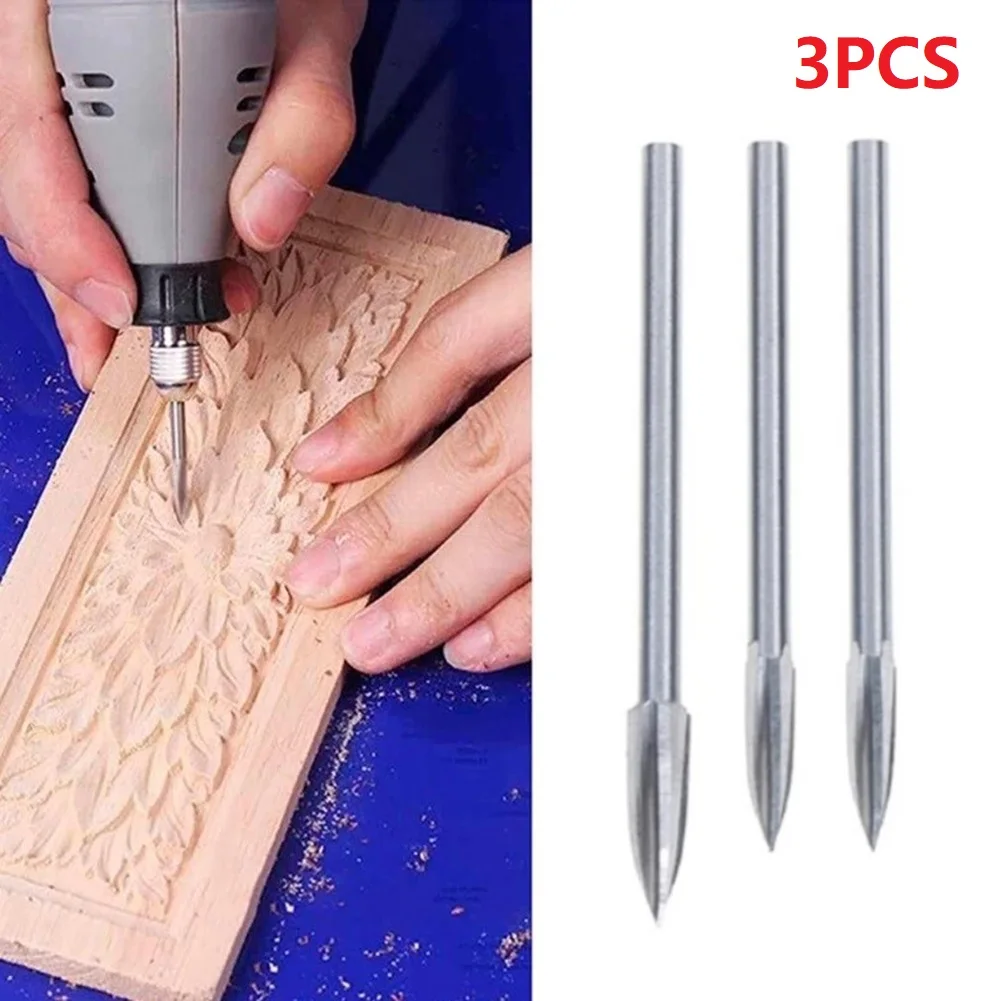 3PCS HSS Wood Carving Engraving Drill Bit Set Round Shank For Woodworking Handmade DIY Carving Making Carbide Grinding Tools
3PCS HSS Wood Carving Engraving Drill Bit Set Round Shank For Woodworking Handmade DIY Carving Making Carbide Grinding Tools