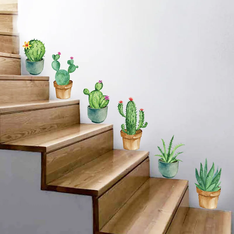 Green Garden Plant Cactus Potted Flower Pot Set 3D DIY Wall Decals/Adhesive Family Wall Sticker Mural Art Bathroom stairs Decor
Green Garden Plant Cactus Potted Flower Pot Set 3D DIY Wall Decals/Adhesive Family Wall Sticker Mural Art Bathroom stairs Decor