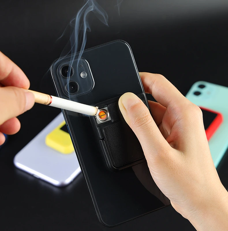 Creative USB cigarette lighter mobile phone bracket ring buckle charging electronic lighter windproof personality lighter 
Creative USB cigarette lighter mobile phone bracket ring buckle charging electronic lighter windproof personality lighter