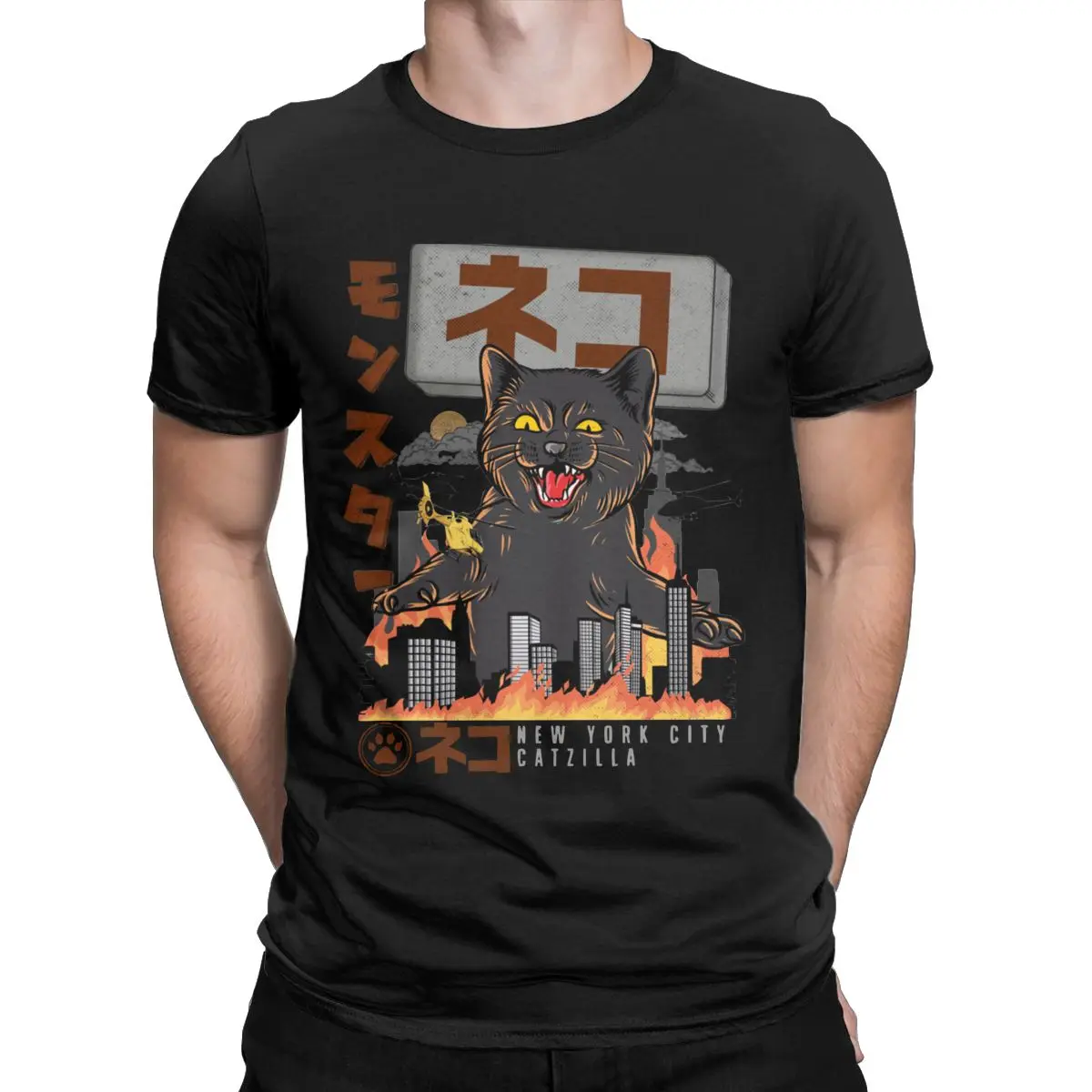 Men's T-Shirts Catzilla Skyscrapers Cat Casual Cotton Tees Short Sleeve T Shirt Crew Neck Clothes Summer
Men's T-Shirts Catzilla Skyscrapers Cat Casual Cotton Tees Short Sleeve T Shirt Crew Neck Clothes Summer