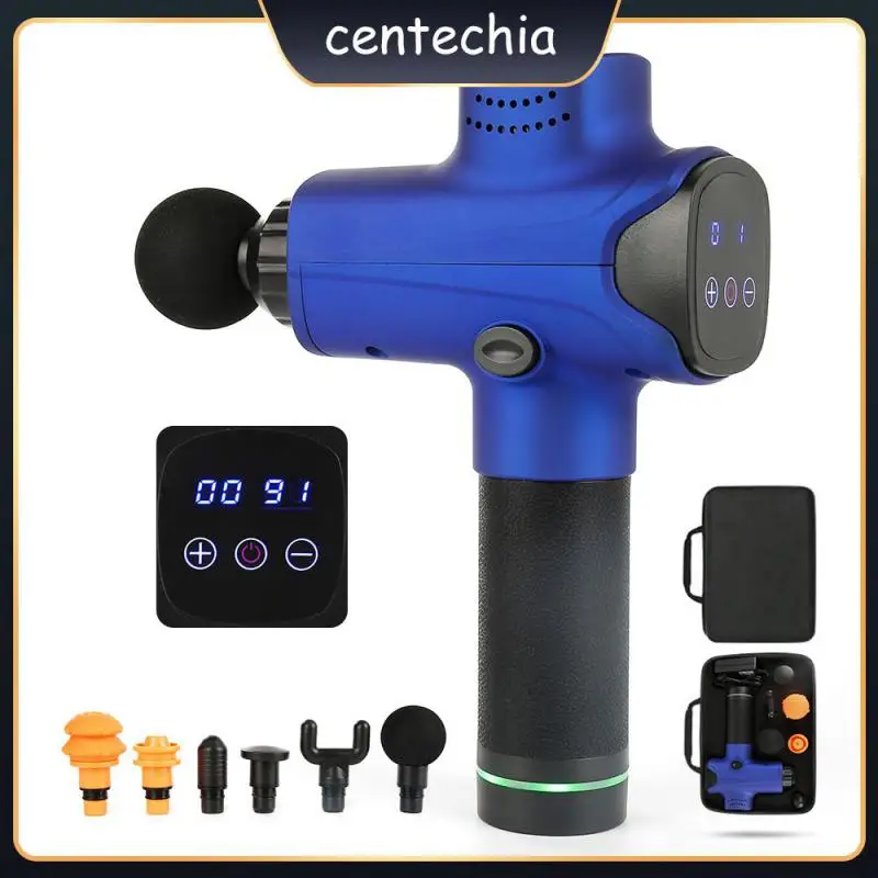 Пистолет массажный электрический портативный с сенсорным экраном, 2500 мАч 
Пистолет массажный электрический портативный с сенсорным экраном, 2500 мАч