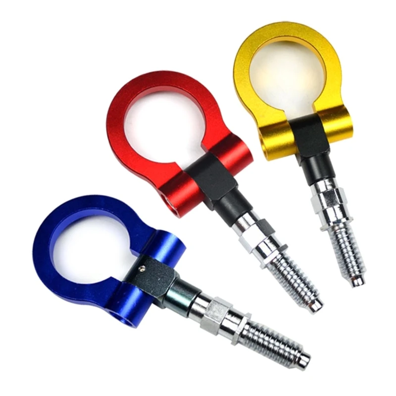 Aluminum Alloy Front Bumper Trailer Ring Eye Towing Tow Hook Screw fitting for Vehicles Multi-color Auto Decorations R2LC
Aluminum Alloy Front Bumper Trailer Ring Eye Towing Tow Hook Screw fitting for Vehicles Multi-color Auto Decorations R2LC