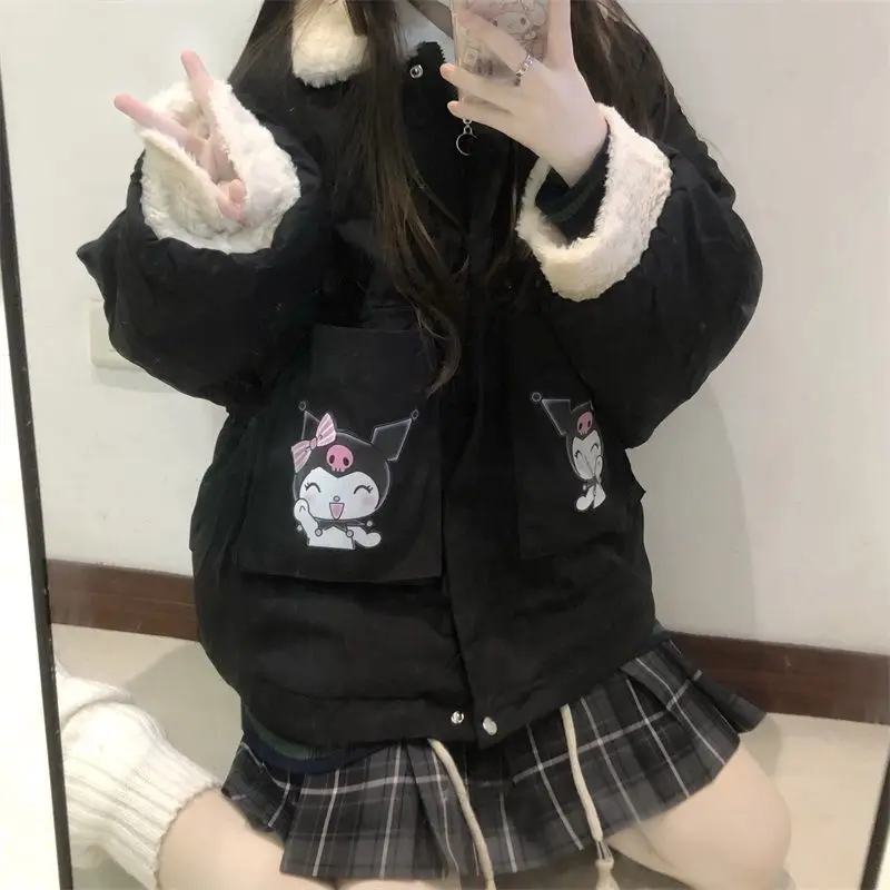 Kawaii Sanrios JK Cotton Coat Winter Thickened Versatile Student Coat Anime Kuromi Cinnamoroll My Melody Cute Cartoon Gift
Kawaii Sanrios JK Cotton Coat Winter Thickened Versatile Student Coat Anime Kuromi Cinnamoroll My Melody Cute Cartoon Gift